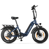 TTGO F6 Electric Bike 250W Motor 36V25AH Battery 20 Inch Tires Hydraulic Disc Brakes – Blue