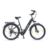 TTGO LK-ZZ-28ST Electric Bike - 250W Motor 36V20AH Battery 28 Inch Tires Hydraulic Disc Brakes - Black