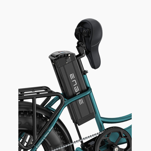 Electric Bike ENGWE L20 Boost - 250W Motor 48V13Ah Battery 20 Inch Tires Mechanical Disc Brakes - Green