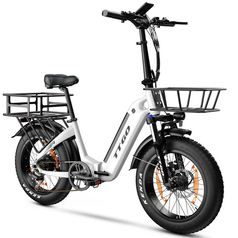 Front Basket TTGO F6 E-Bike - 350x310x190mm 2.88KG - Black
