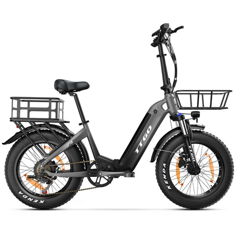 Rear Basket TTGO F6 E-Bike - 470*350*190mm 3.48KG - Black