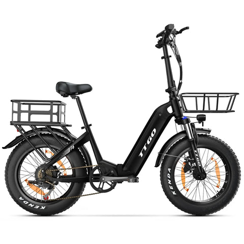 Rear Basket TTGO F6 E-Bike - 470*350*190mm 3.48KG - Black