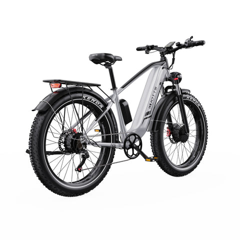 Duotts F26 Electric Bike - 750W*2 Motor 48V 20Ah Battery Not foldable - Silver White