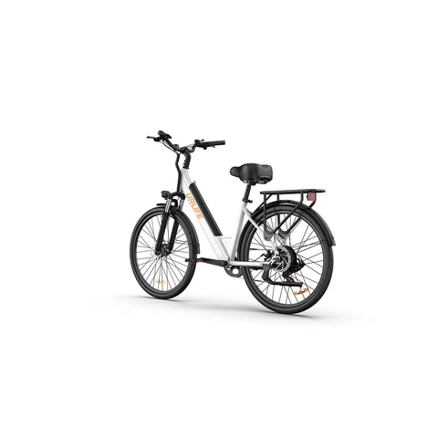 Electric Bike URLIFE E26  - 250W Motor 36V 13Ah Battery 26 Inch Tires Disc Brakes - White