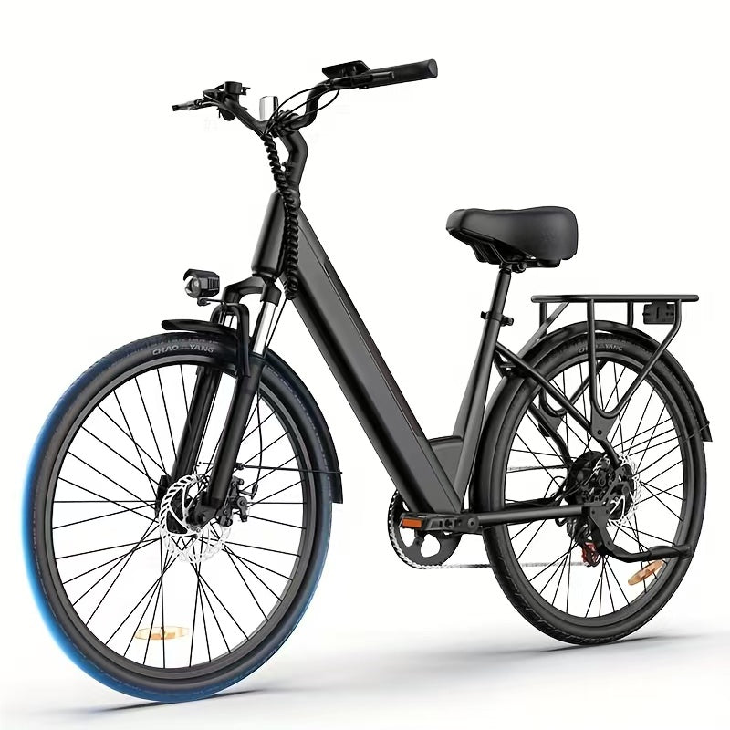 Electric Bike URLIFE E26  - 250W Motor 36V 13Ah Battery 26 Inch Tires Disc Brakes - Black