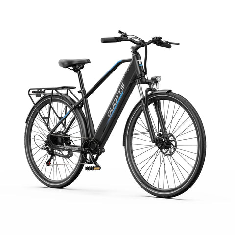 Electric Bike Duotts C29 Lite - Motor 250W Battery 36V13AH 27.5" Tire Disc Brake - Blue Black