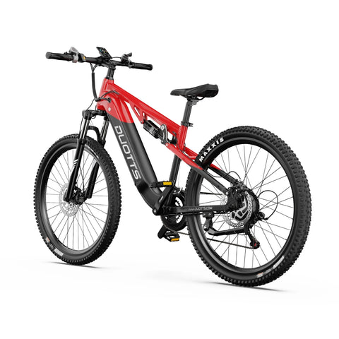 Duotts E29 Electric Bike - 250W Motor 48V13.5AH Battery Hydraulic Brakes - Black Red