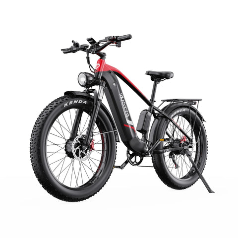 Duotts F26 Electric Bike - 750W*2 Motor 48V 20Ah Battery Not foldable - Black Red