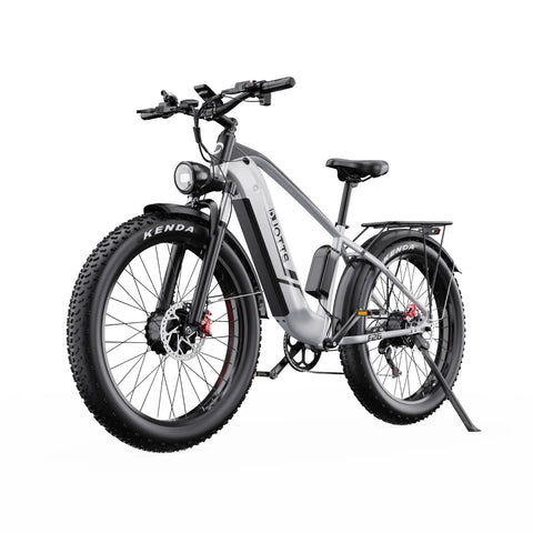 Duotts F26 Electric Bike - 750W*2 Motor 48V 20Ah Battery Not foldable - Silver White