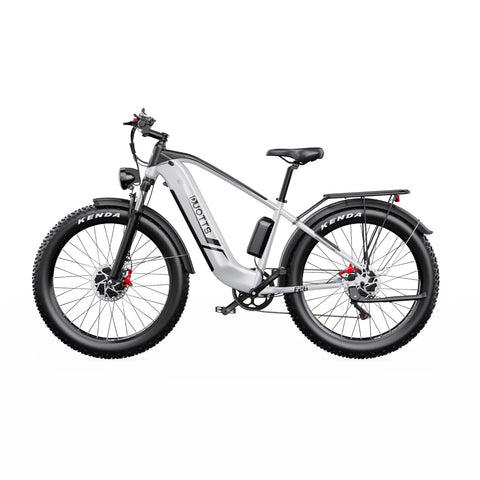 Duotts F26 Electric Bike - 750W*2 Motor 48V 20Ah Battery Not foldable - Silver White