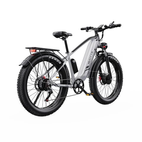 Duotts F26 Electric Bike - 750W*2 Motor 48V 20Ah Battery Not foldable - Silver White