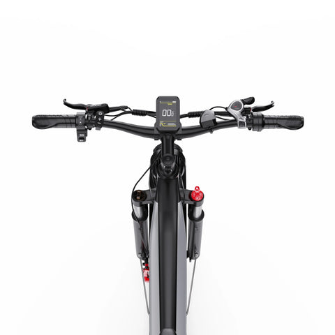Electric Bike Duotts F26 Lite - Motor 500W Battery 48V18Ah 26" Tire Hydraulic Brake - Silver White