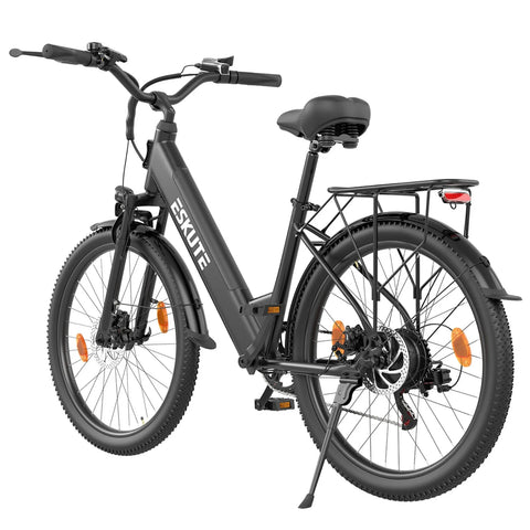 ESKUTE C100 PLUS Electric Bike Disc Brakes 250W 36V13Ah 100KM -black
