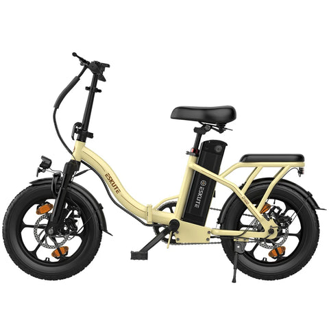 ESKUTE D100  36V 13Ah 16" Electric Bike - 250W Motor  Mechanical Disc Brakes - Beige