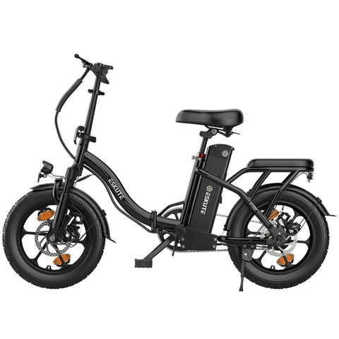 ESKUTE D100  36V 13Ah 16" Electric Bike - 250W Motor  Mechanical Disc Brakes - Black