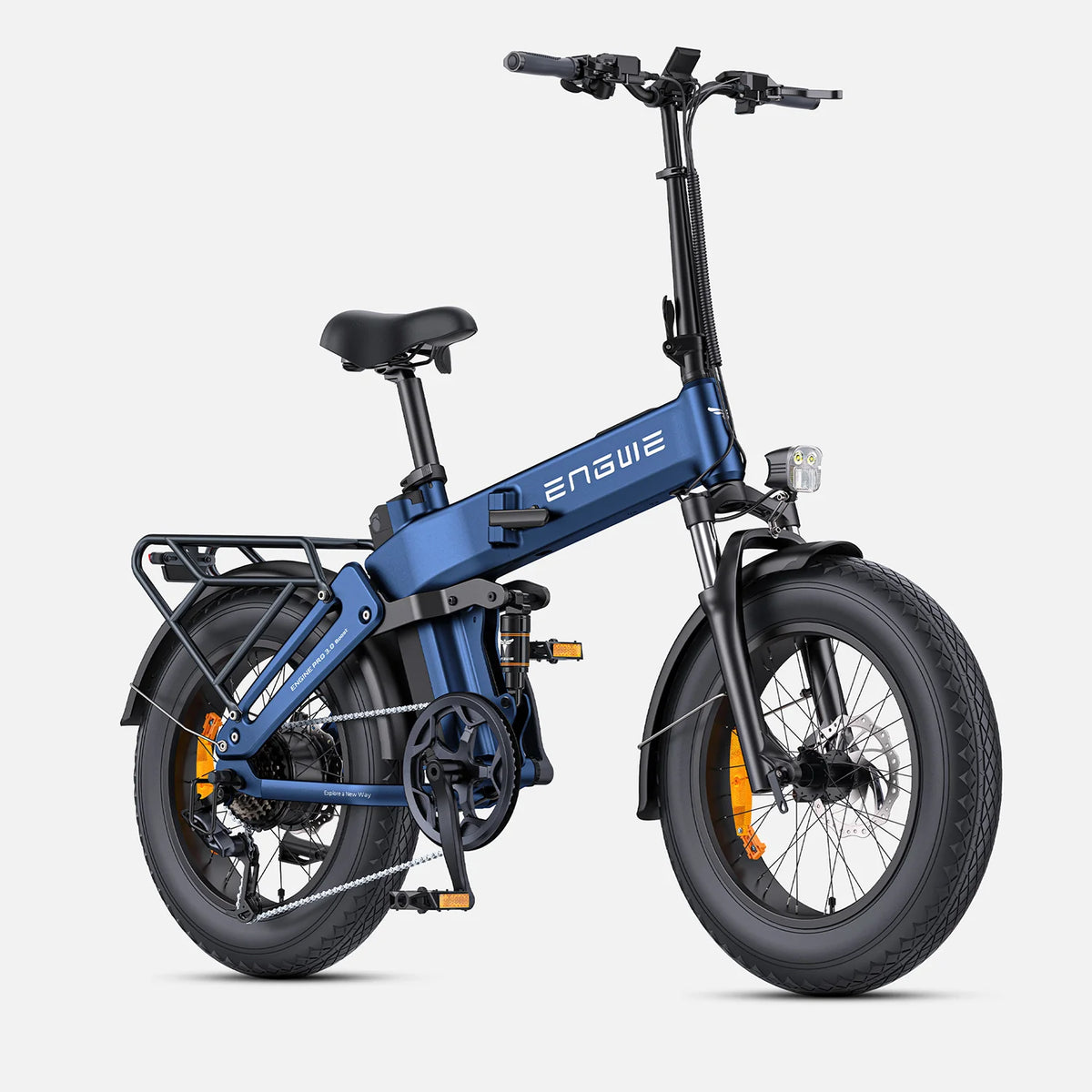 ENGWE Engine PRO 3.0 BOOST Electric Bike - Motor 750W Voltage 48V 90Nm Torque 2-Hour Charging Time - Blue