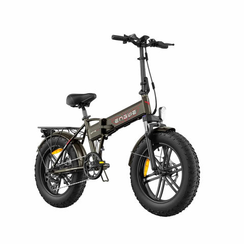 ENGWE EP-2 BOOST Electric Bike - 250W 624Wh 20x4.0 Fat Tires Hydraulic Brakes - Brown