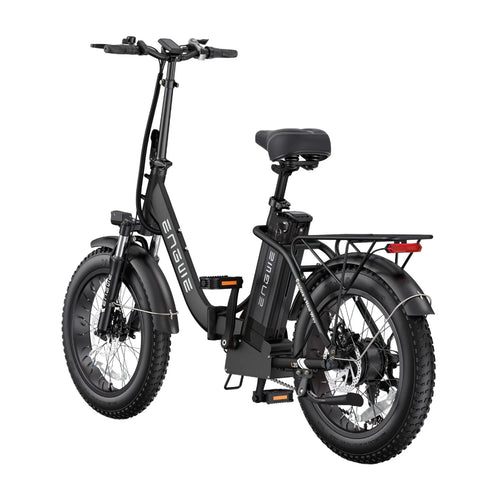 Electric Bike ENGWE L20 2.0 - Motor 750W  Battery 52V13AH 20 Inch Mechanical Disc Brake - Black