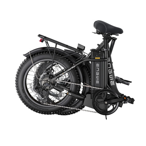 Electric Bike ENGWE L20 2.0 - Motor 750W  Battery 52V13AH 20 Inch Mechanical Disc Brake - Black