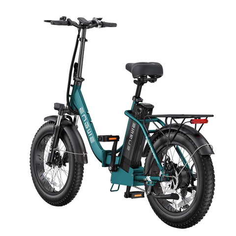 Electric Bike ENGWE L20 2.0 - Motor 750W  Battery 52V13AH 20 Inch Mechanical Disc Brake - Green