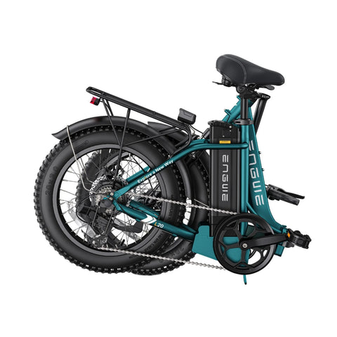 Electric Bike ENGWE L20 2.0 - Motor 750W  Battery 52V13AH 20 Inch Mechanical Disc Brake - Green