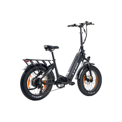 TTGO F6 Electric Bike 250W Motor 36V25AH Battery 20 Inch Tires Hydraulic Disc Brakes – Black
