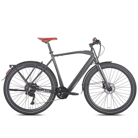 FAFREES F700M Urban E-Bike - 250W Motor 36V10AH Battery  Aluminum Frame Hydraulic Disc Brakes - Black