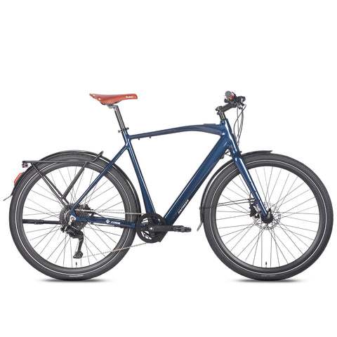 FAFREES F700M Urban E-Bike - 250W Motor 36V10AH Battery  Aluminum Frame Hydraulic Disc Brakes - Blue