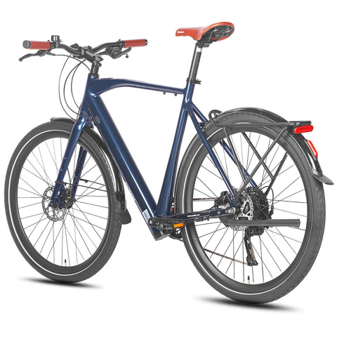 FAFREES F700M Urban E-Bike - 250W Motor 36V10AH Battery  Aluminum Frame Hydraulic Disc Brakes - Blue