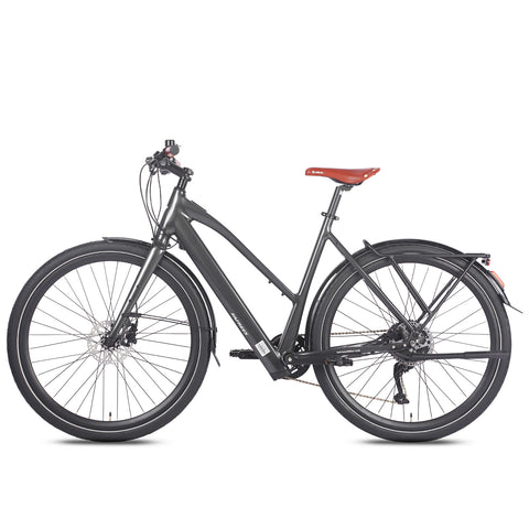 FAFREES F700W Urban Commuter E-Bike 250W 36V10AH Battery Aluminum Frame Hydraulic Brakes - Black