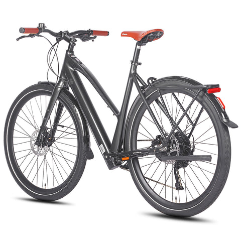 FAFREES F700W Urban Commuter E-Bike 250W 36V10AH Battery Aluminum Frame Hydraulic Brakes - Black