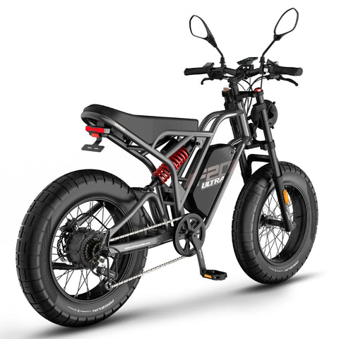 FAFREES F20 Ultra (EU Type-Approval L1e-B) Electric Bike - 750W Motor 48V25AH Battery 20" Fat Tire Hydraulic  Brake - Gunmetal Grey
