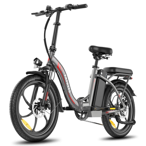 Electric Bike FAFREES F20+ - Motor 250W Battery 36V20Ah 20 Inch wheels Wheels Mechanical Disc Brake - Gray