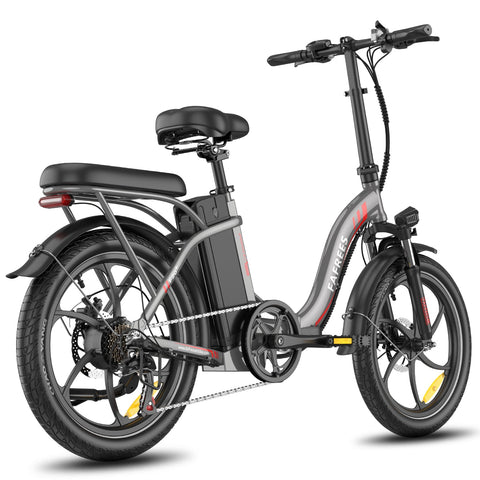 Electric Bike FAFREES F20+ - Motor 250W Battery 36V20Ah 20 Inch wheels Wheels Mechanical Disc Brake - Gray