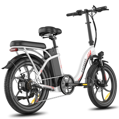 Electric Bike FAFREES F20+ - Motor 250W Battery 36V20Ah 20 Inch wheels Wheels Mechanical Disc Brake - White