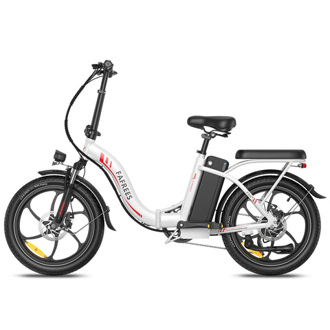 Electric Bike FAFREES F20+ - Motor 250W Battery 36V20Ah 20 Inch wheels Wheels Mechanical Disc Brake - White