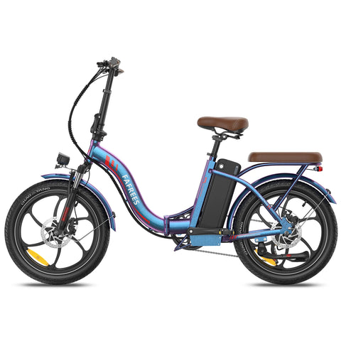 Electric Bike FAFREES F20+ Pro - Motor 250W Battery 36V22.5Ah 20 Inch wheels Wheels Mechanical Disc Brake - Dazzling Blue