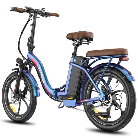 Electric Bike FAFREES F20+ Pro - Motor 250W Battery 36V22.5Ah 20 Inch wheels Wheels Mechanical Disc Brake - Dazzling Blue