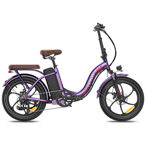 Electric Bike FAFREES F20+ Pro - Motor 250W Battery 36V22.5Ah 20 Inch wheels Wheels Mechanical Disc Brake - Dazzling Purple Pink