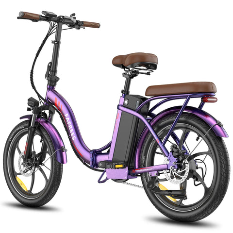 Electric Bike FAFREES F20+ Pro - Motor 250W Battery 36V22.5Ah 20 Inch wheels Wheels Mechanical Disc Brake - Dazzling Purple Pink
