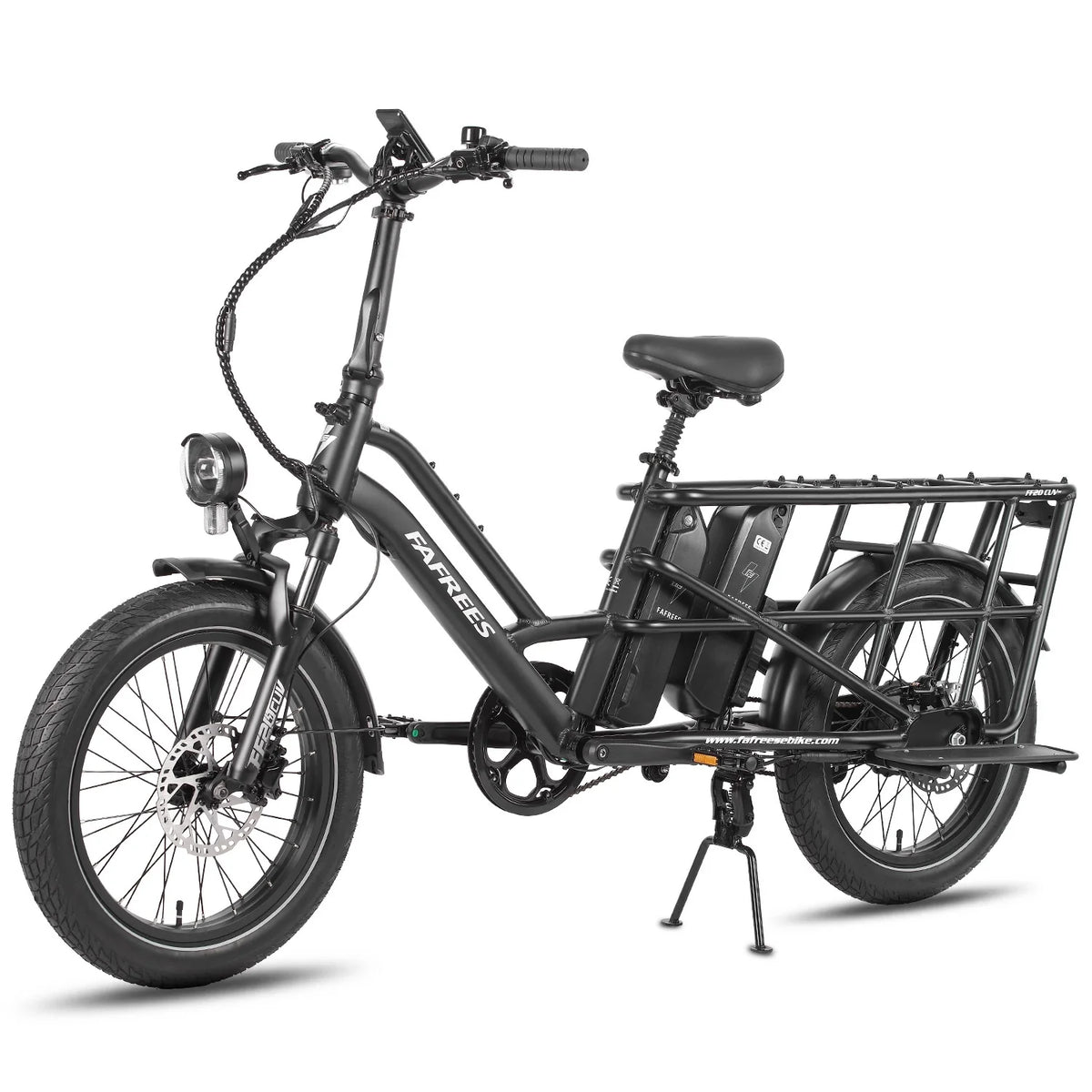 FAFREES FF20 CUV Electric Bike - Motor 250W Battery 48V24Ah 20 Inch Tire Hydraulic Disc Brakes - Black