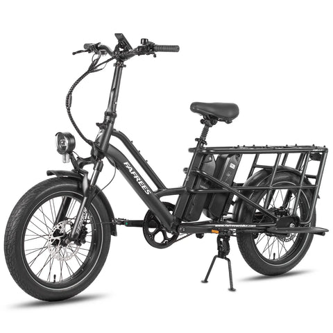 FAFREES FF20 CUV Electric Bike - Motor 250W Battery 48V24Ah 20 Inch Tire Hydraulic Disc Brakes - Black