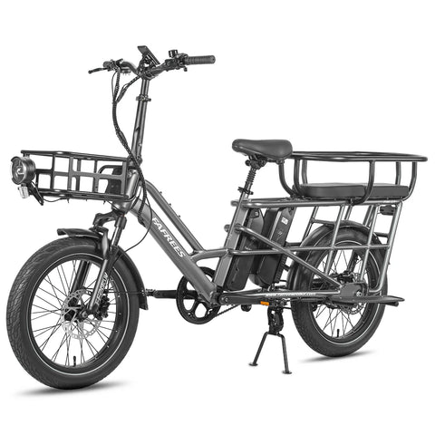 FAFREES FF20 CUV Electric Bike - Motor 250W Battery 48V24Ah 20 Inch Tire Hydraulic Disc Brakes - Gunmetal Grey