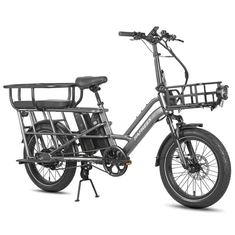 FAFREES FF20 CUV Electric Bike - Motor 250W Battery 48V24Ah 20 Inch Tire Hydraulic Disc Brakes - Gunmetal Grey