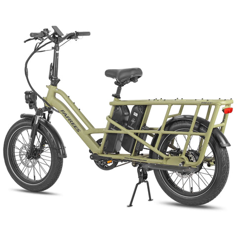 FAFREES FF20 CUV Electric Bike - Motor 250W Battery 48V24Ah 20 Inch Tire Hydraulic Disc Brakes - Green