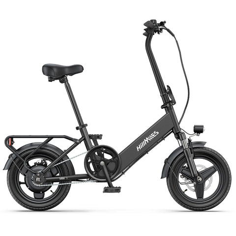 Electric Bike  HillMiles Mile 1 - Motor  250W Battery 36V10.4AH 14 Inch wheels Wheels Mechanical Disc Brake - Black
