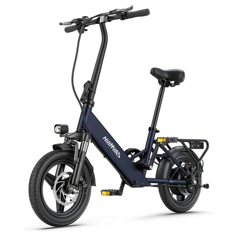Electric Bike  HillMiles Mile 1 - Motor  250W Battery 36V10.4AH 14 Inch wheels Wheels Mechanical Disc Brake - Blue