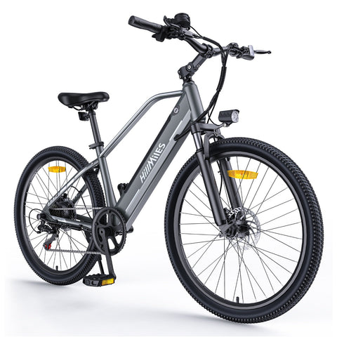 Electric Bike HillMiles MileTrail 1 - Motor 350W  Battery 36V13AH 26 Inch Oil Disc Brake - Grey