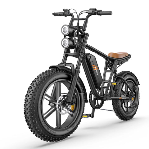 Electric Bike  HillMiles MileZoom 1 - Motor  750W Battery 52V15.6AH 20 Inch wheels Wheels Hydraulic Oil Brakes - Black