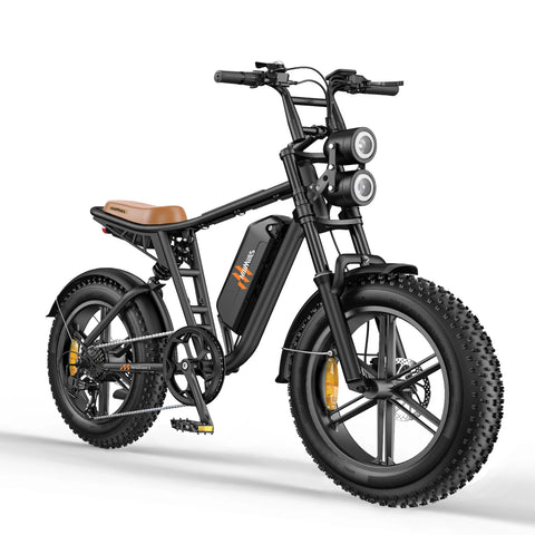Electric Bike  HillMiles MileZoom 1 - Motor  750W Battery 52V15.6AH 20 Inch wheels Wheels Hydraulic Oil Brakes - Black